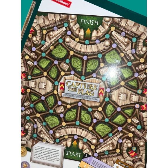 Lakeshore Reading Comprehension Game CAPTURE THE FLAG Educational COMPLETE - Picture 2 of 4